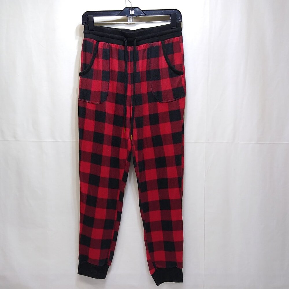 Secret Treasures Buffalo Plaid M (8-10) Lounge Pants Drawstring Waist Cozy Fit